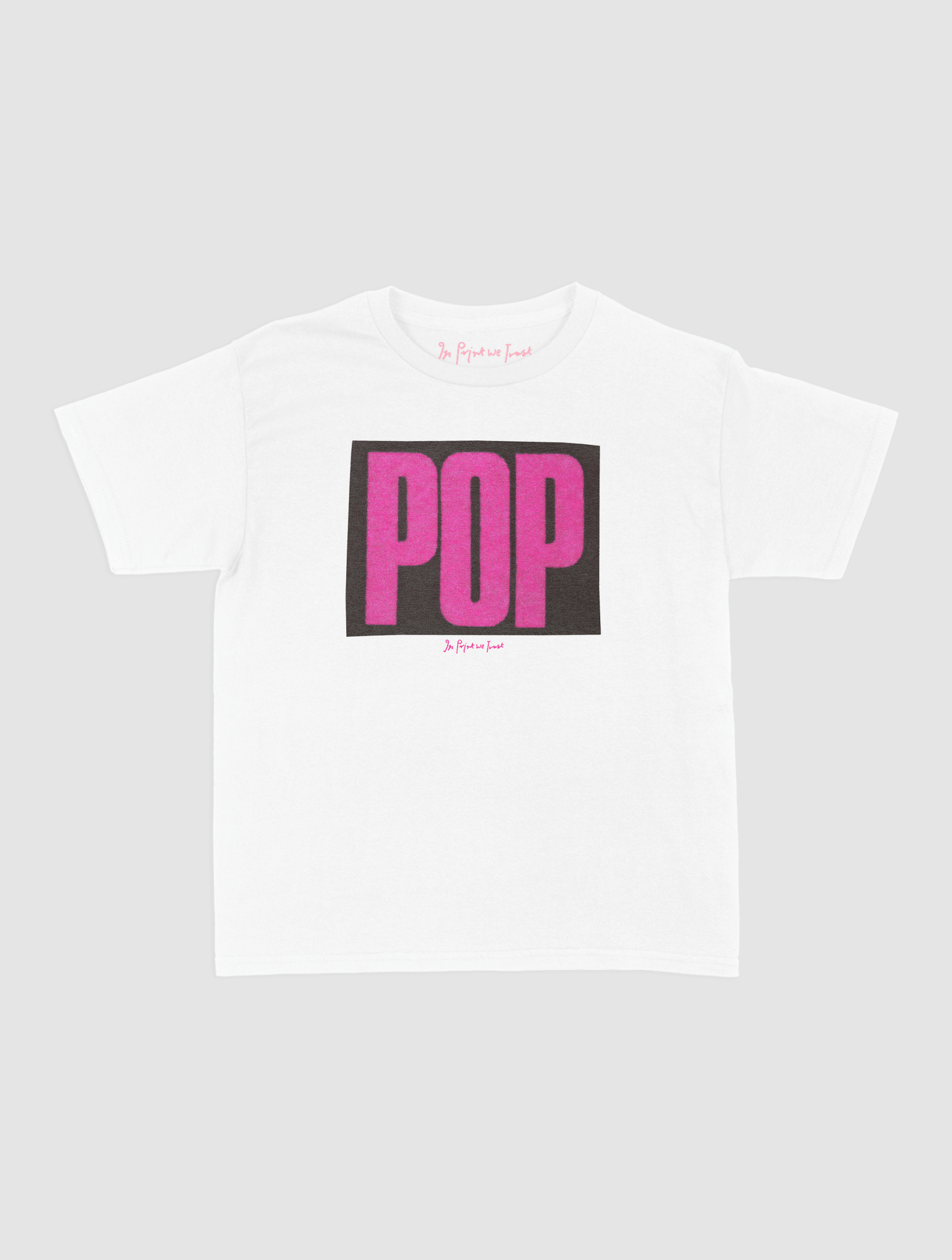 POP baby tee - In Print We Trust