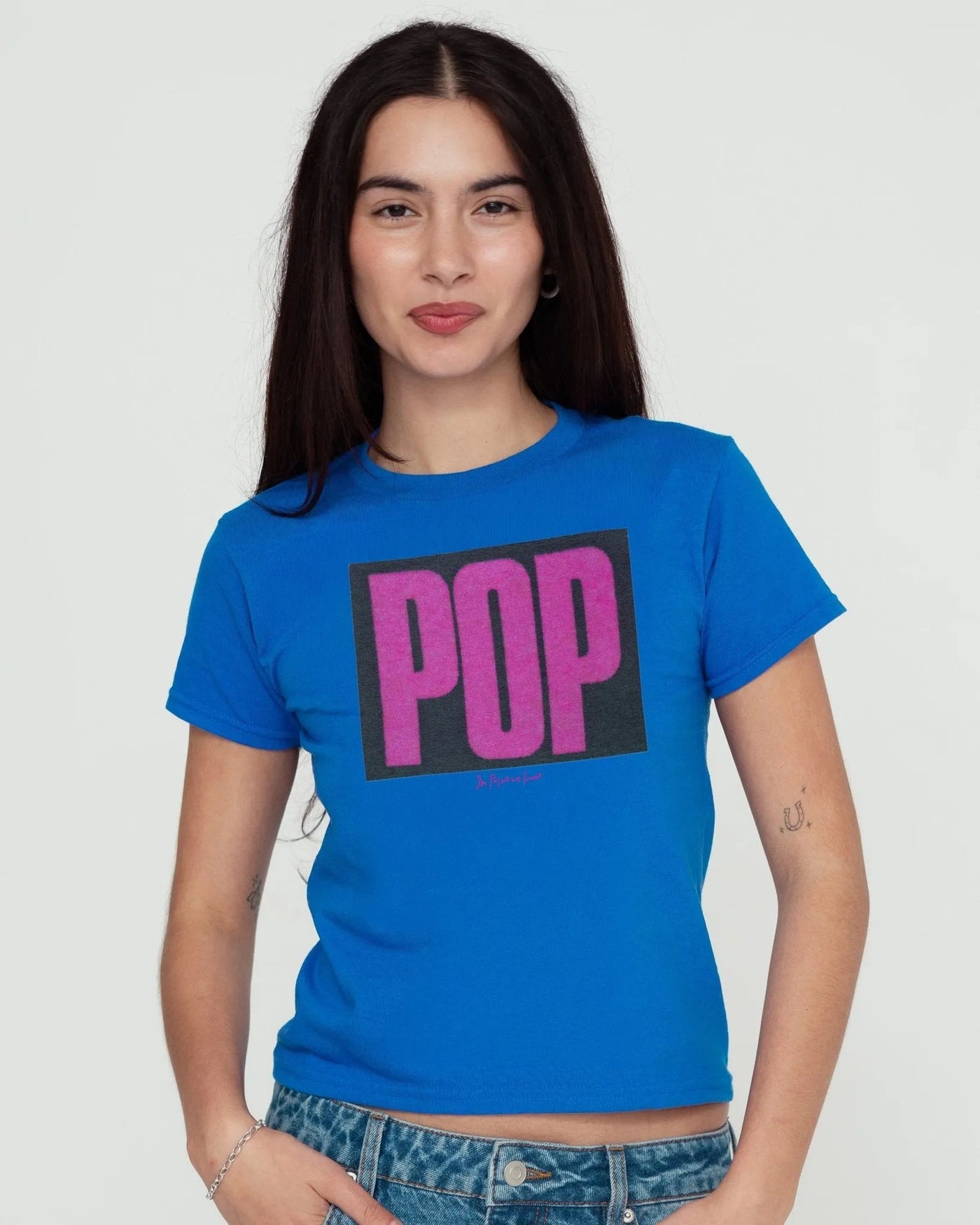 POP baby tee - In Print We Trust