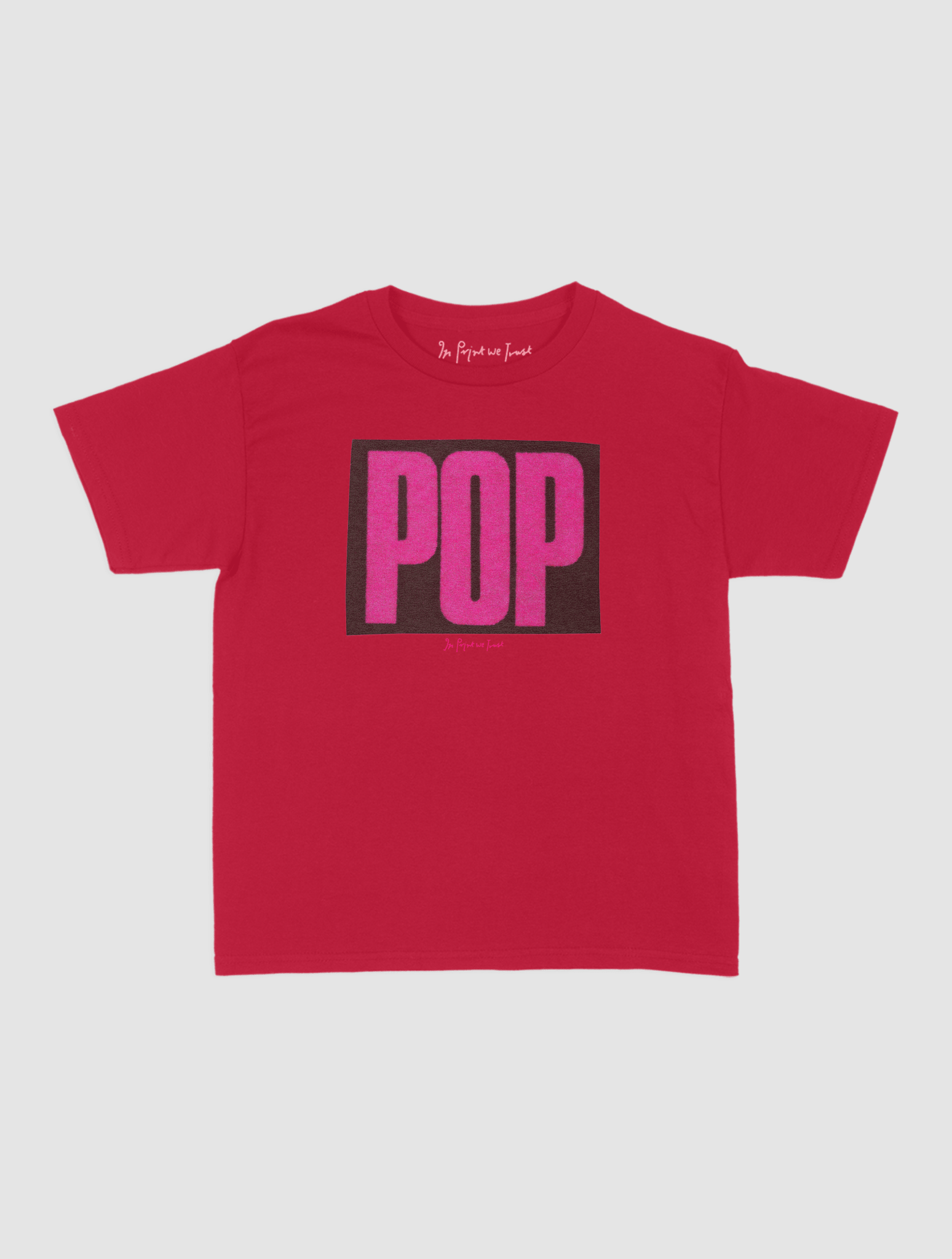 POP baby tee - In Print We Trust