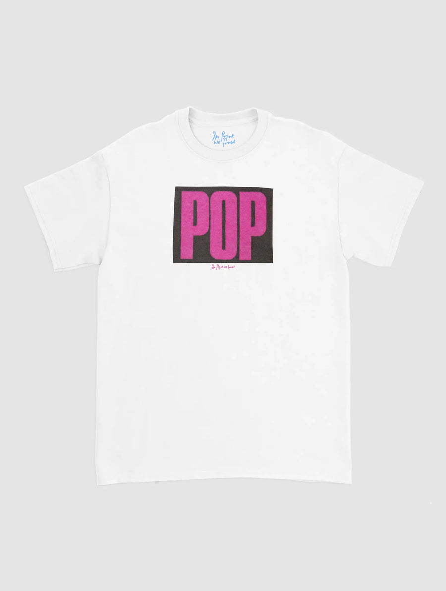 pop classic tee - In Print We Trust