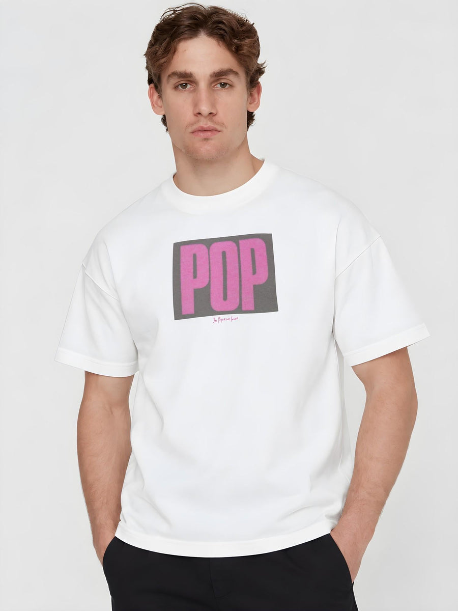 pop heavyweight tee - In Print We Trust