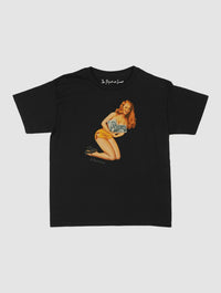 portrait baby tee - In Print We Trust