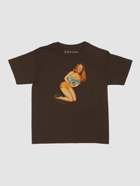 portrait baby tee - In Print We Trust
