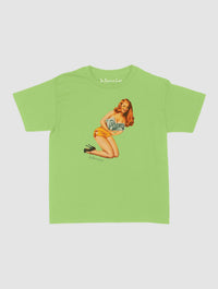 portrait baby tee - In Print We Trust