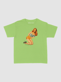 portrait baby tee - In Print We Trust