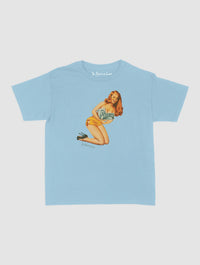 portrait baby tee - In Print We Trust