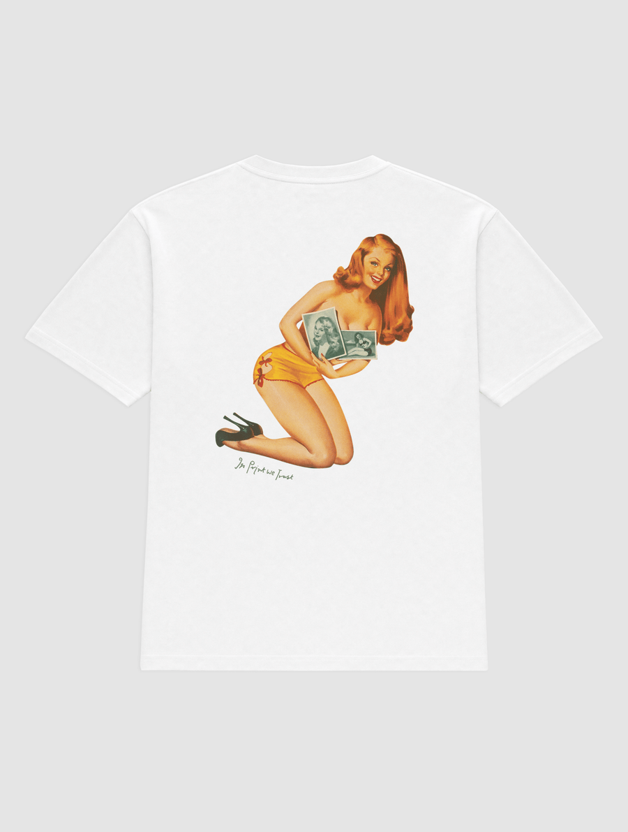 portrait heavyweight tee - In Print We Trust