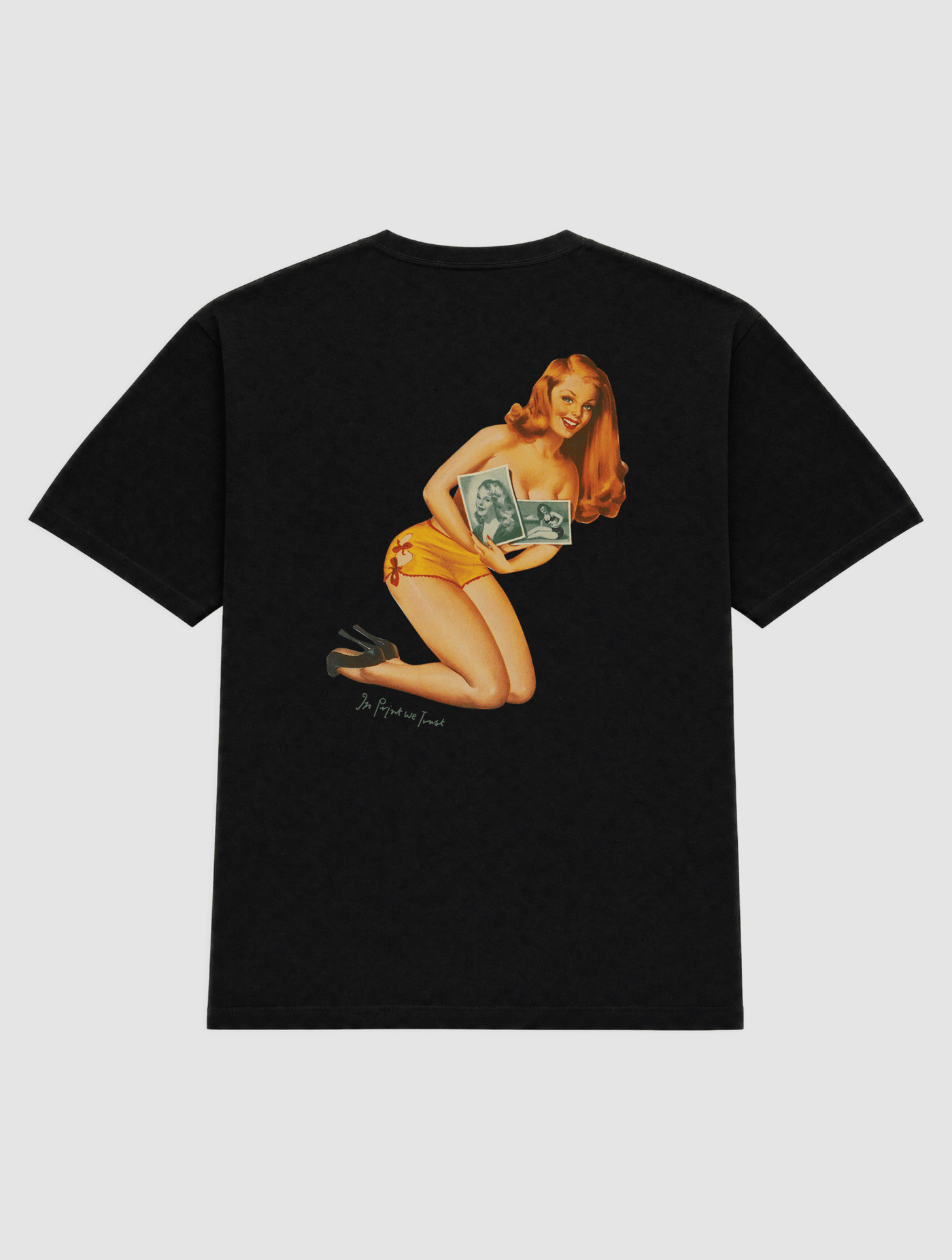 portrait heavyweight tee - In Print We Trust