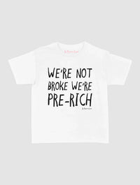 pre-rich baby tee - In Print We Trust