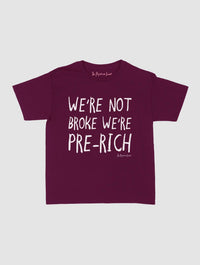 pre-rich baby tee - In Print We Trust