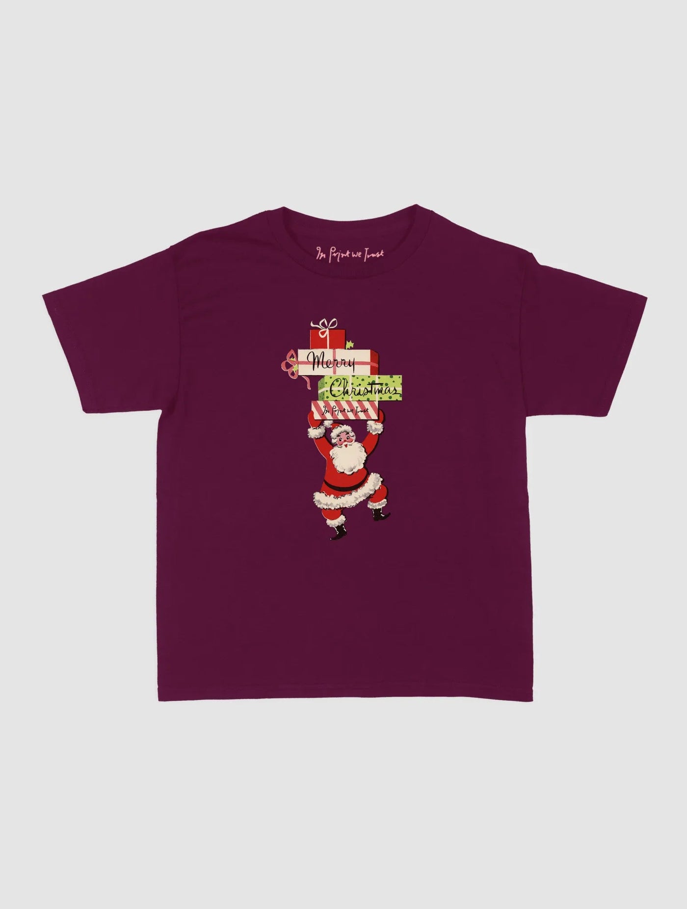 presents baby tee - In Print We Trust