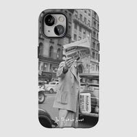 press tough iPhone case - In Print We Trust