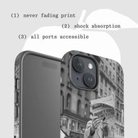 press tough iPhone case - In Print We Trust