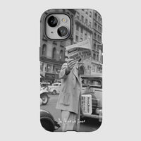 press tough iPhone case - In Print We Trust