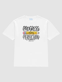 progress over perfection - In Print We Trust