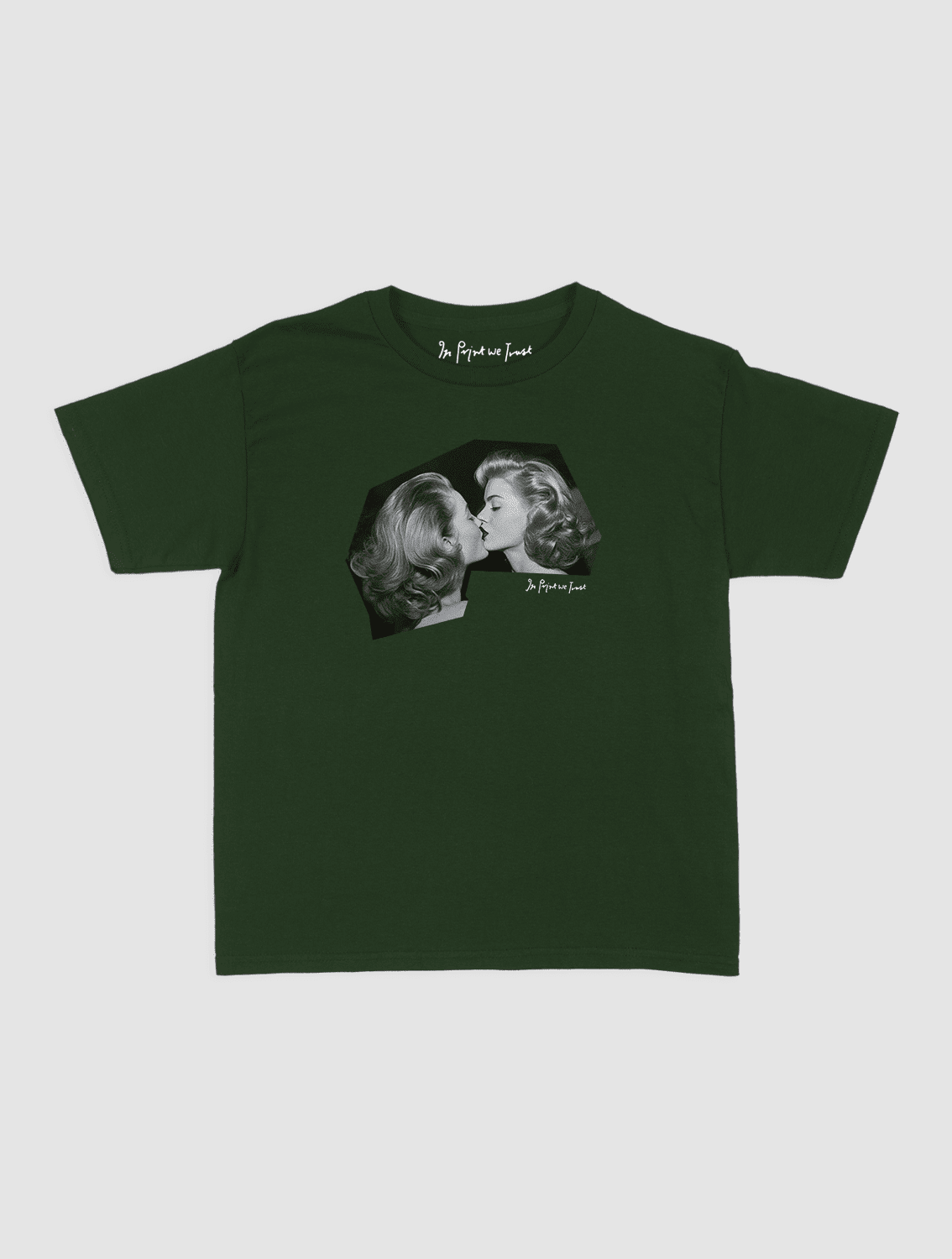 pucker up baby tee - In Print We Trust