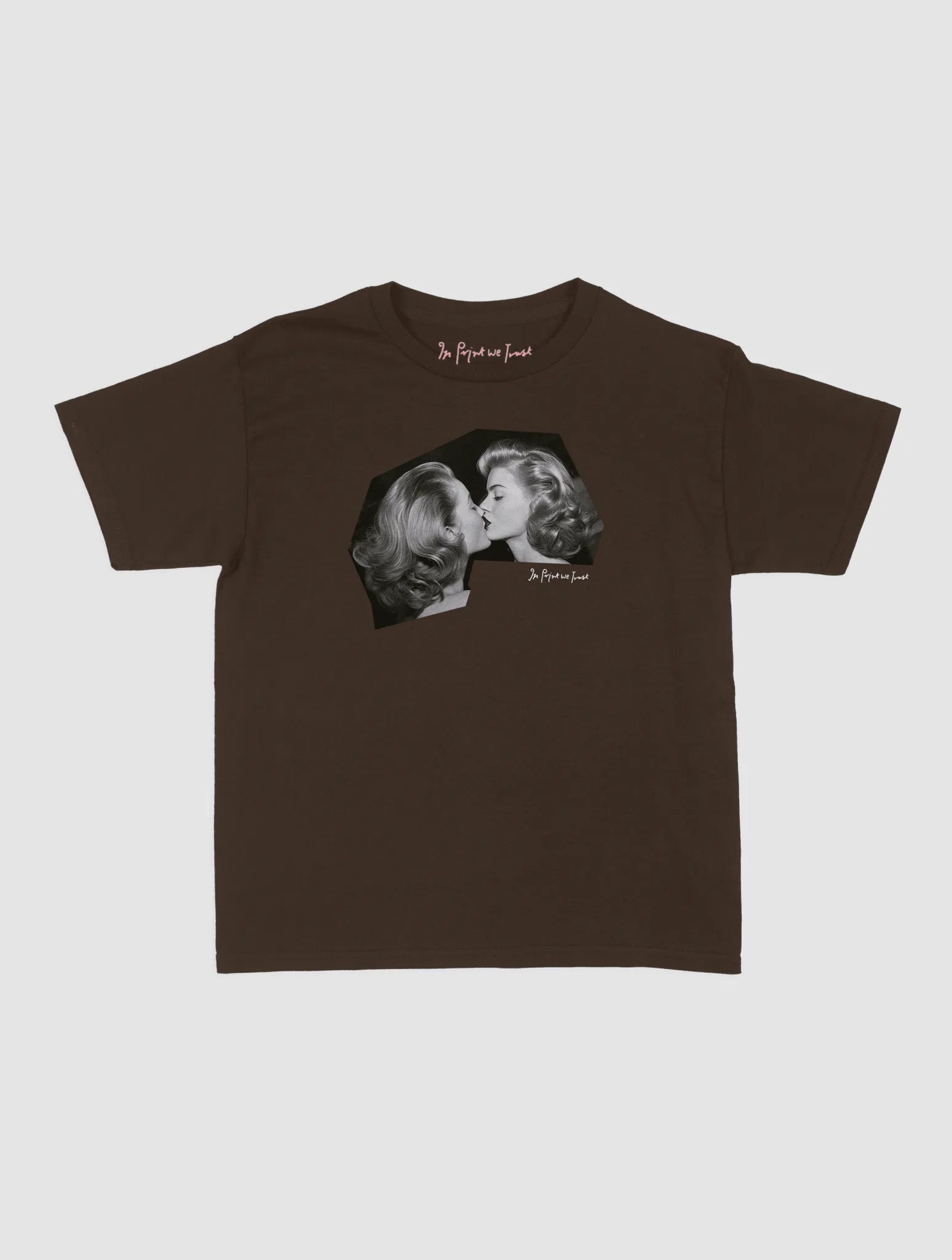 pucker up baby tee - In Print We Trust