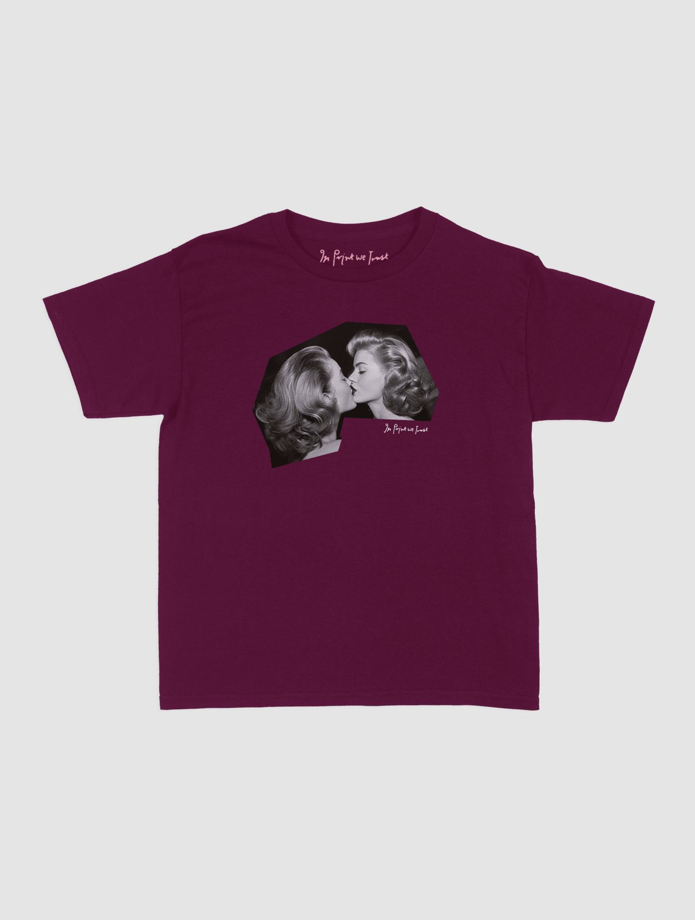 pucker up baby tee - In Print We Trust
