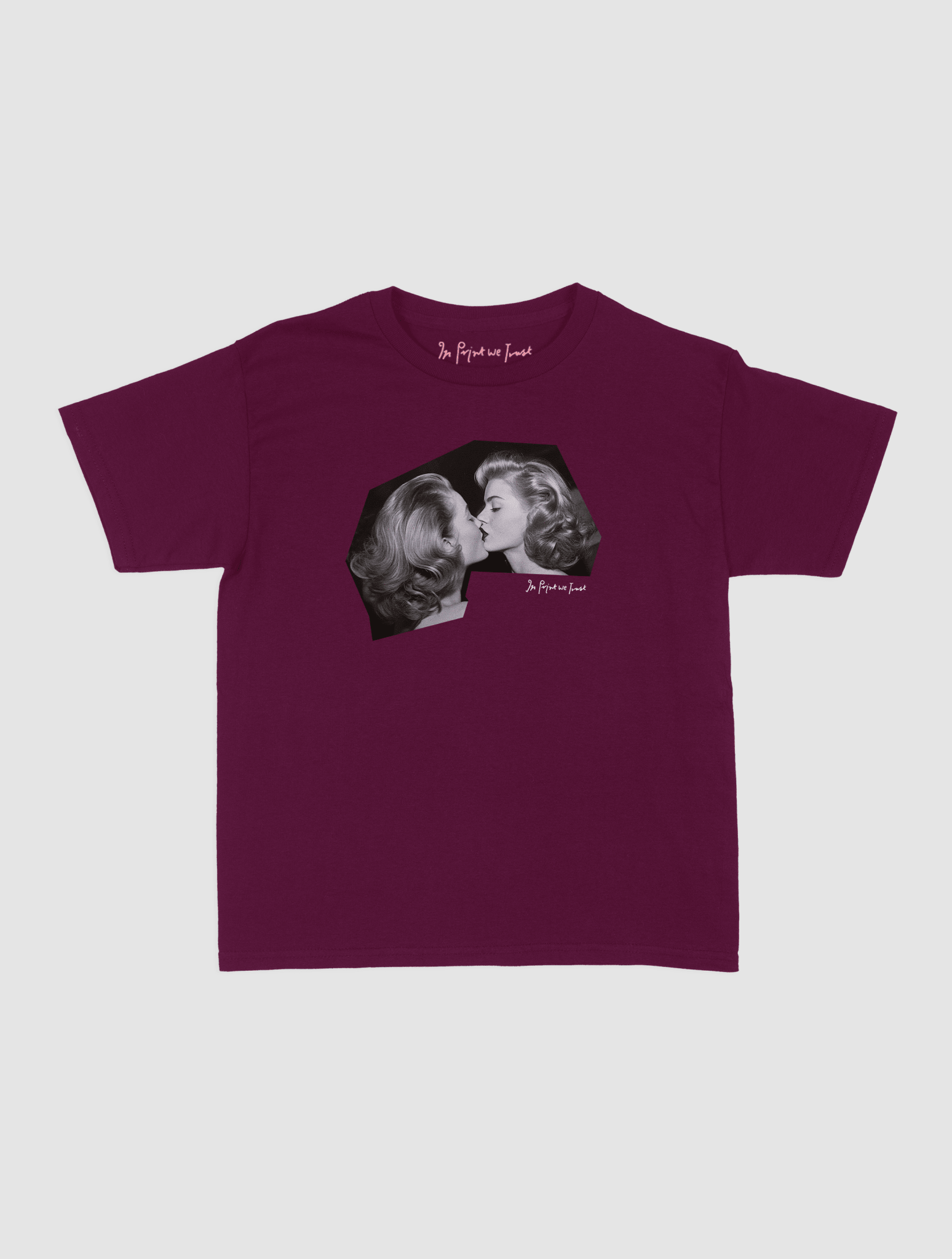 pucker up baby tee - In Print We Trust