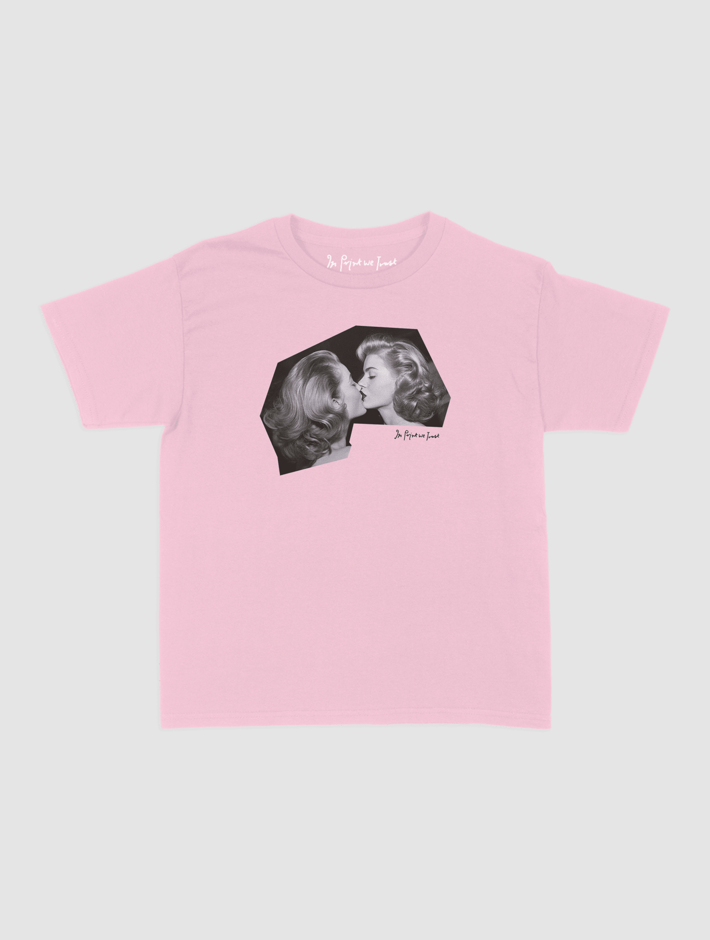 pucker up baby tee - In Print We Trust