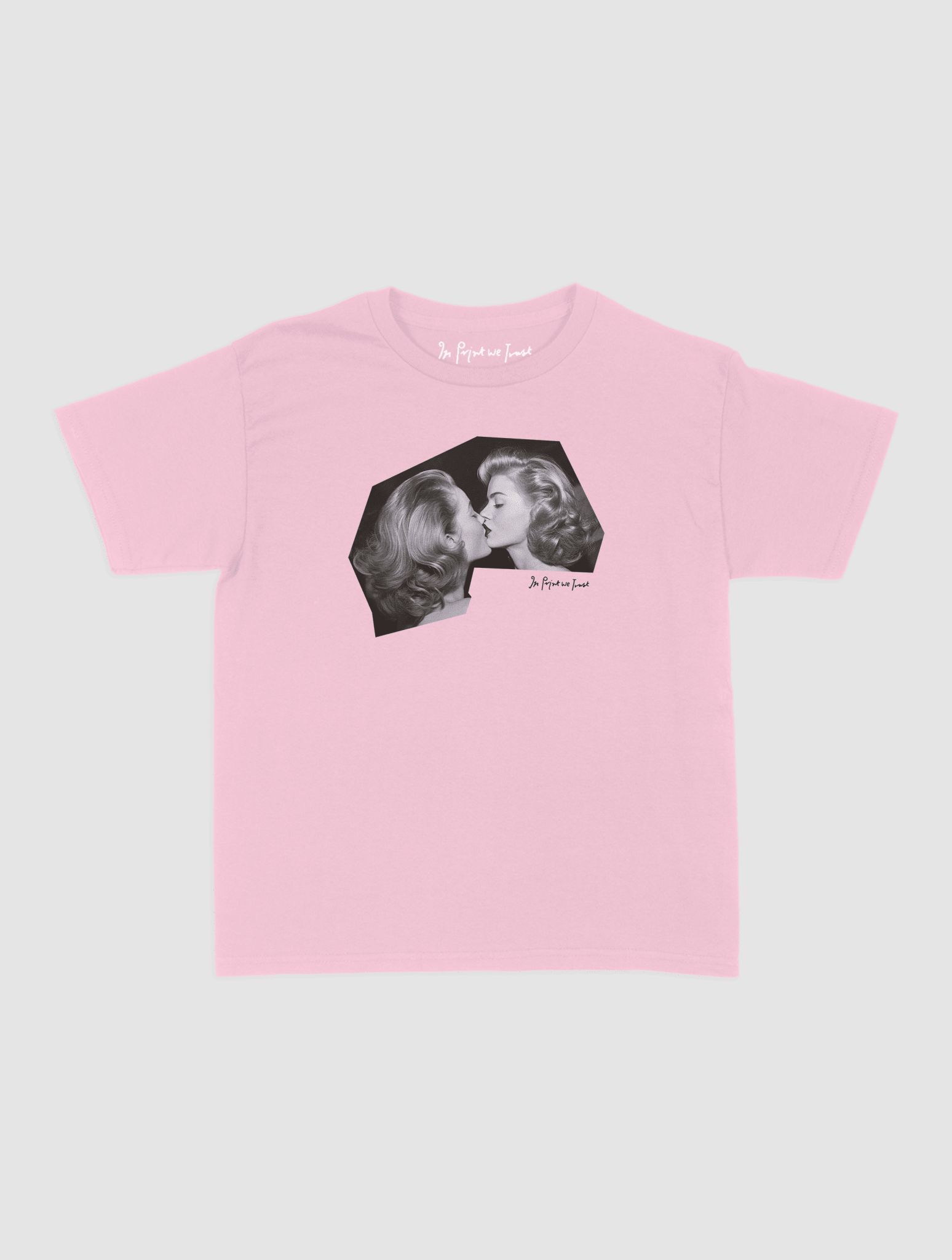 pucker up baby tee - In Print We Trust