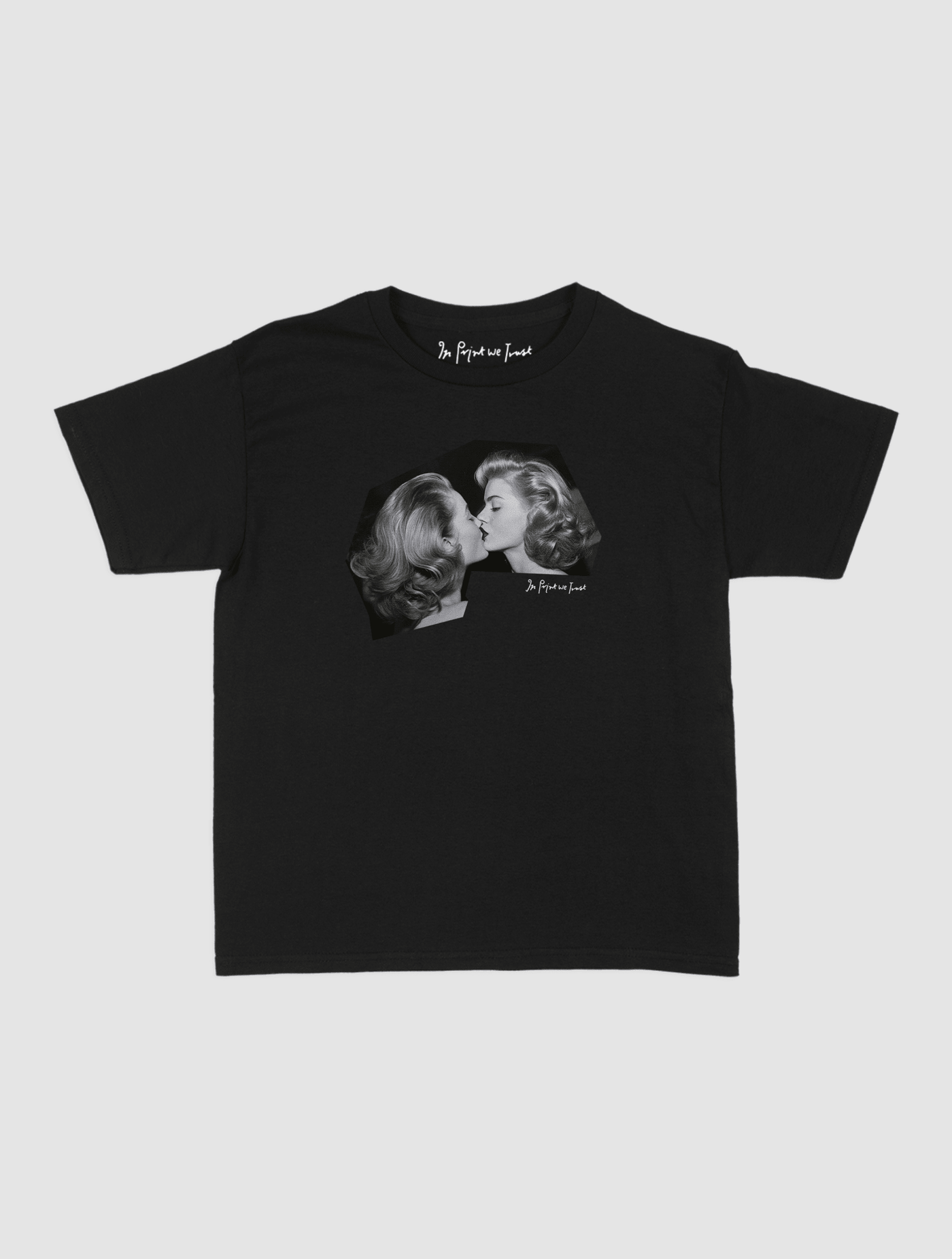 pucker up baby tee - In Print We Trust