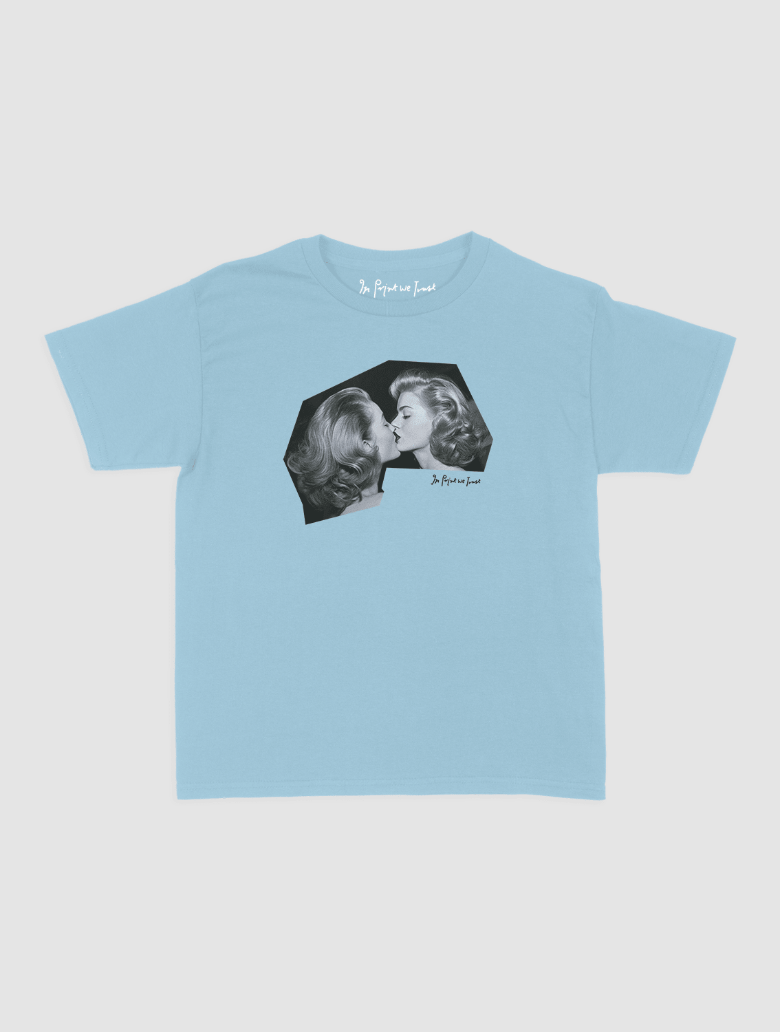 pucker up baby tee - In Print We Trust