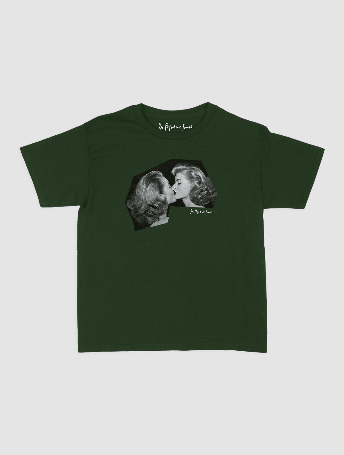 pucker up baby tee - In Print We Trust
