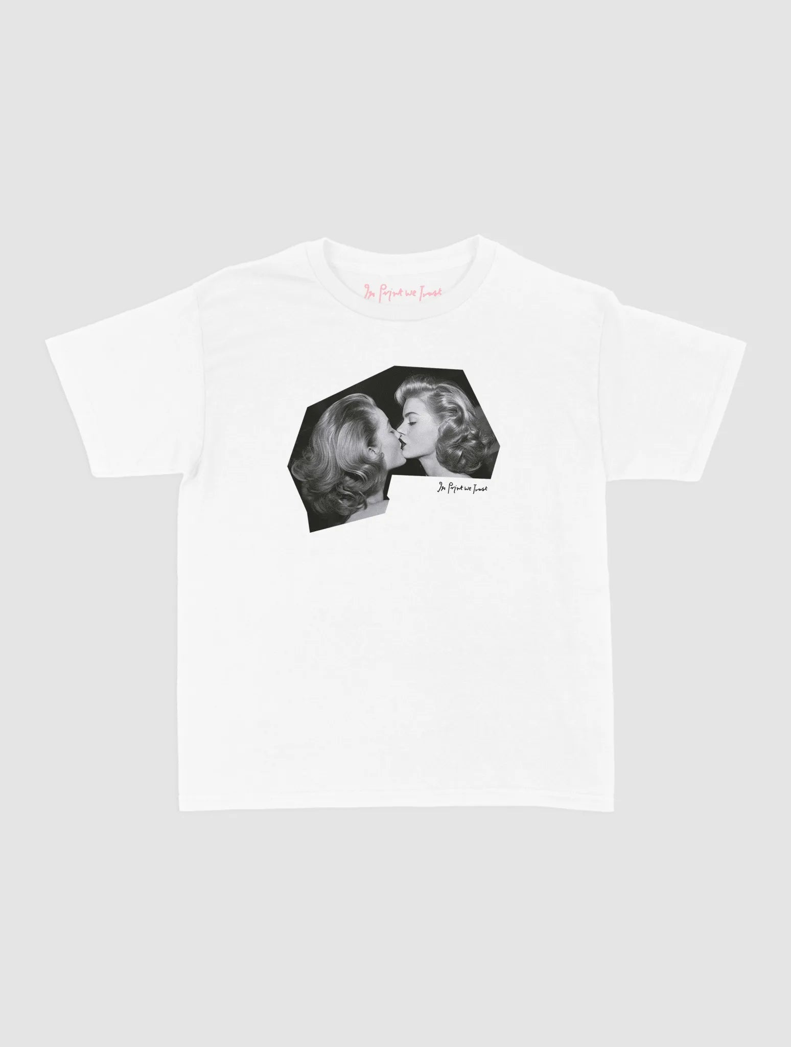 pucker up baby tee - In Print We Trust