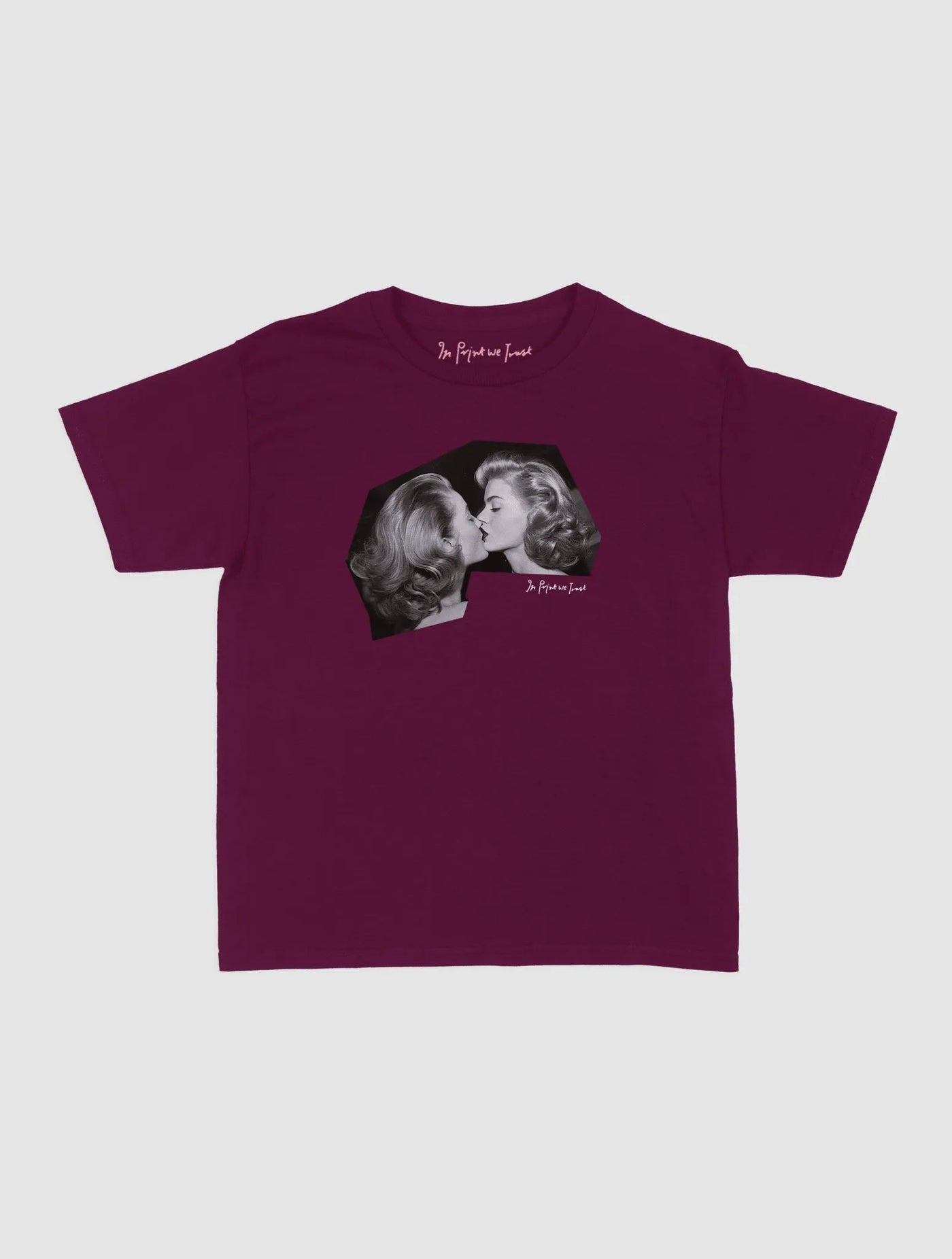 pucker up baby tee - In Print We Trust