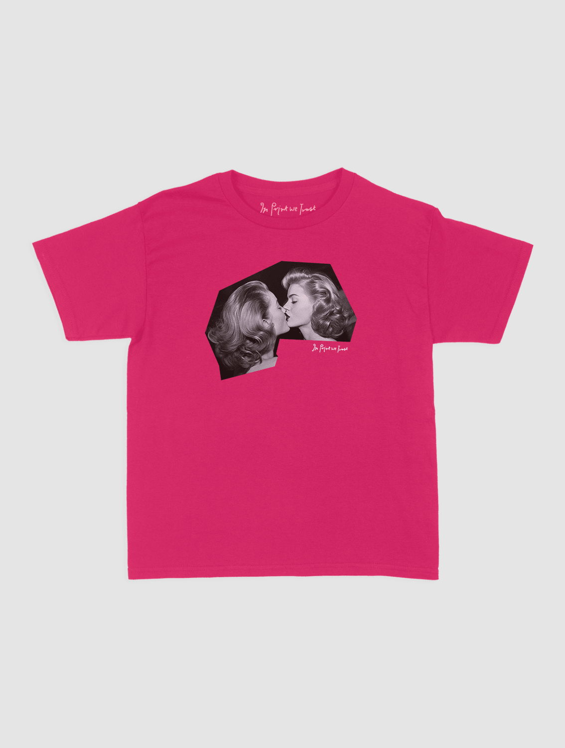pucker up baby tee - In Print We Trust