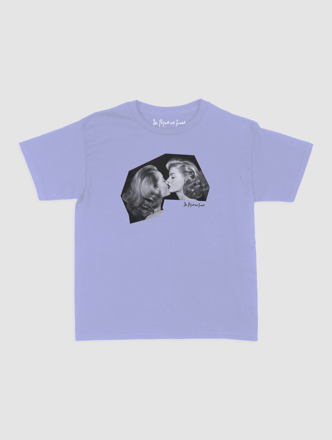pucker up baby tee - In Print We Trust