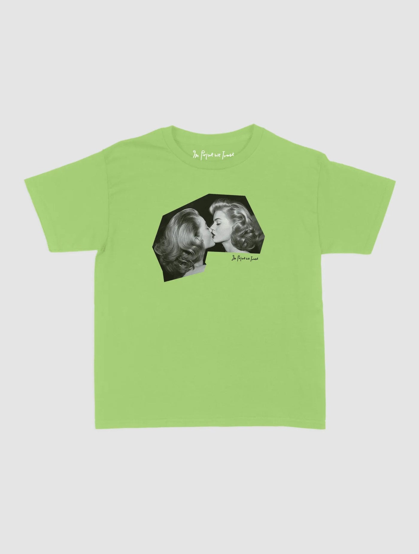 pucker up baby tee - In Print We Trust