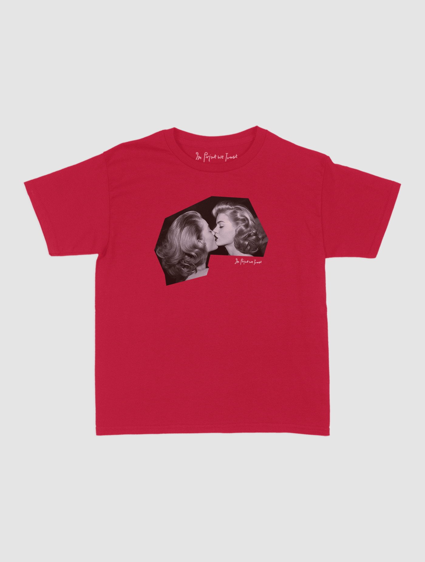 pucker up baby tee - In Print We Trust