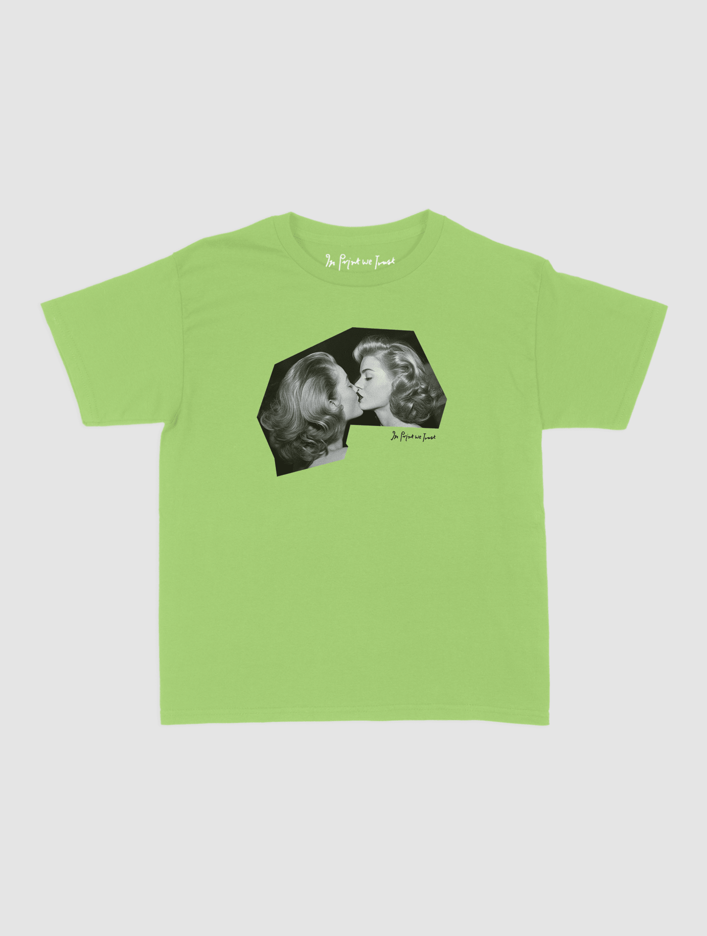 pucker up baby tee - In Print We Trust
