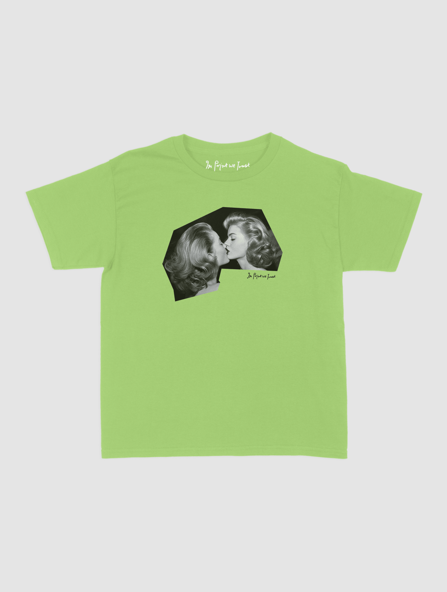 pucker up baby tee - In Print We Trust