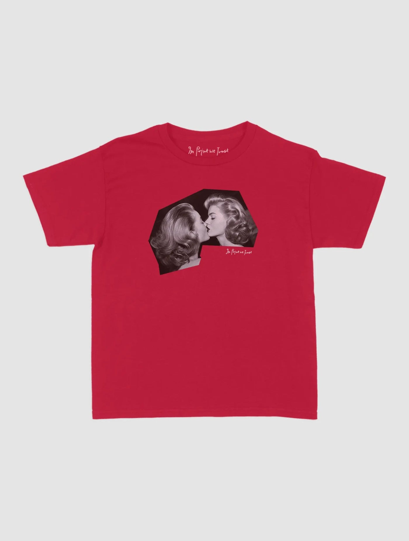 pucker up baby tee - In Print We Trust
