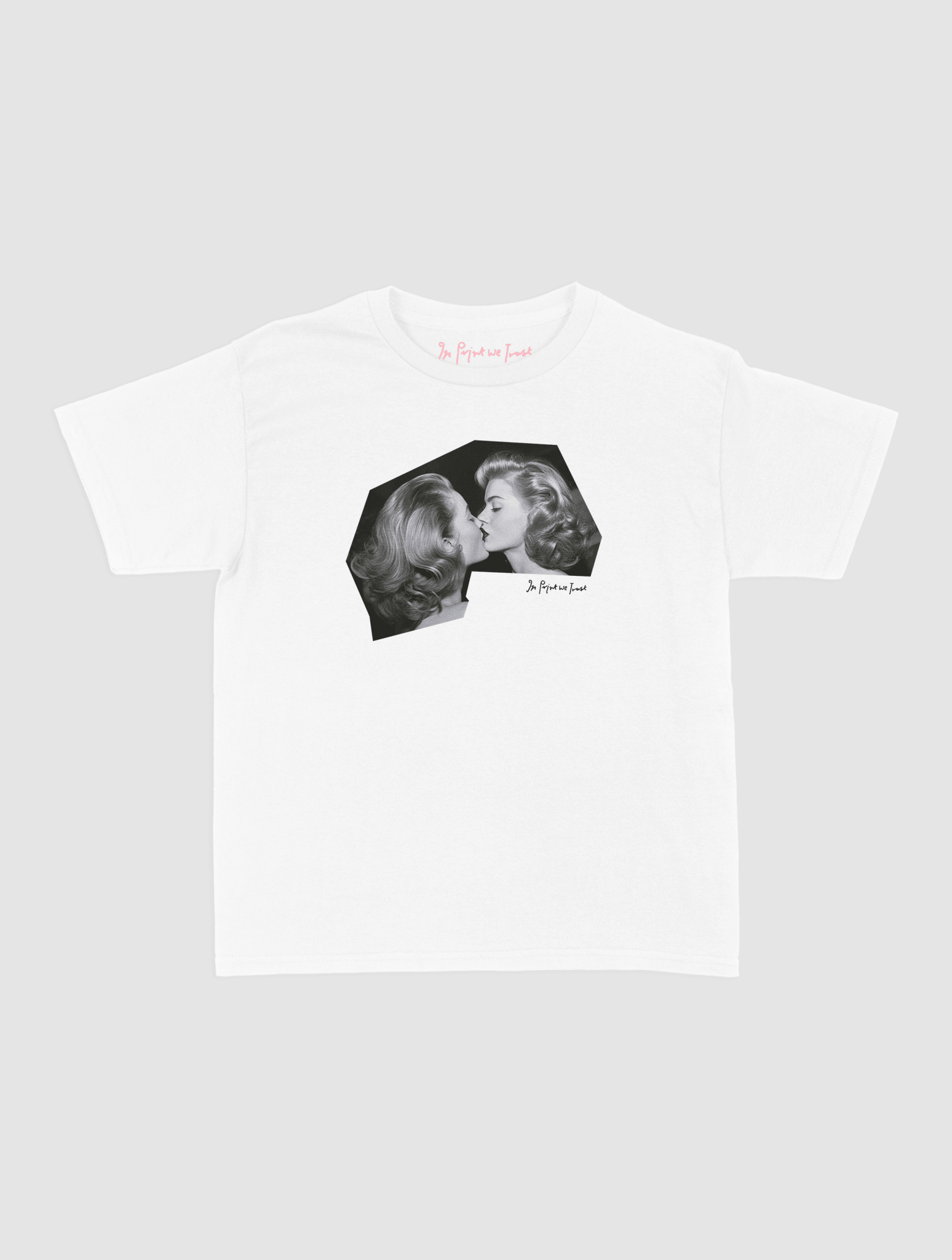 pucker up baby tee - In Print We Trust