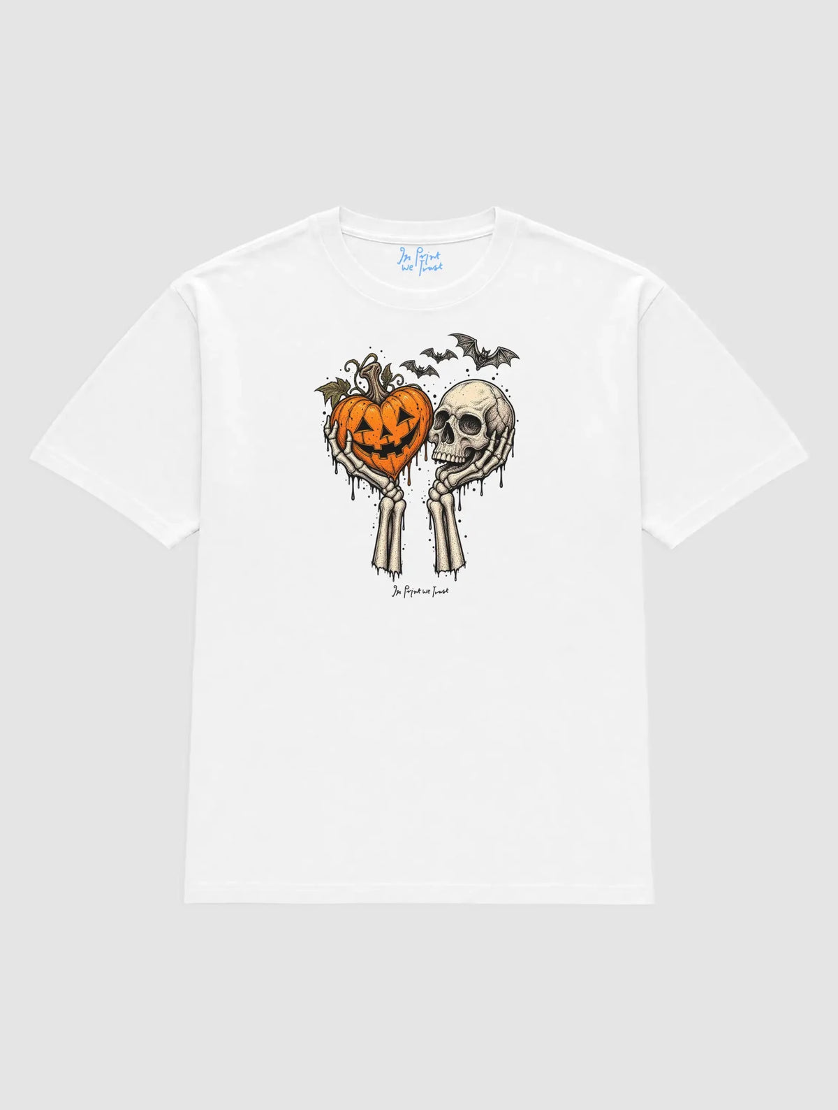 pumpkin skull - In Print We Trust