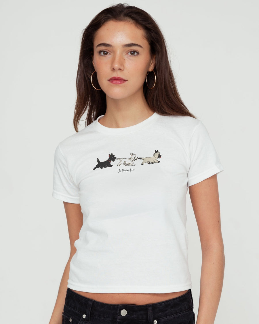 puppies baby tee - In Print We Trust