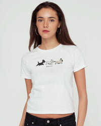 puppies baby tee - In Print We Trust