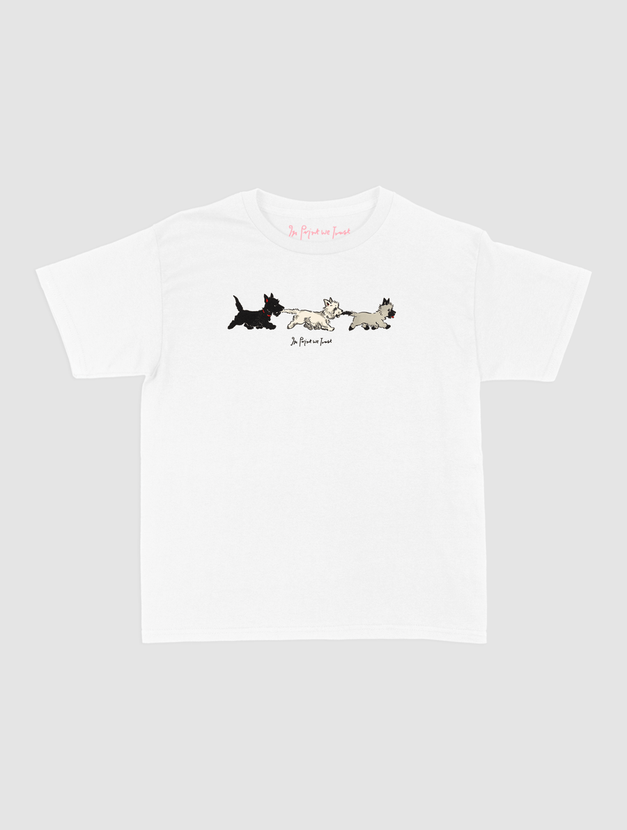 puppies baby tee - In Print We Trust