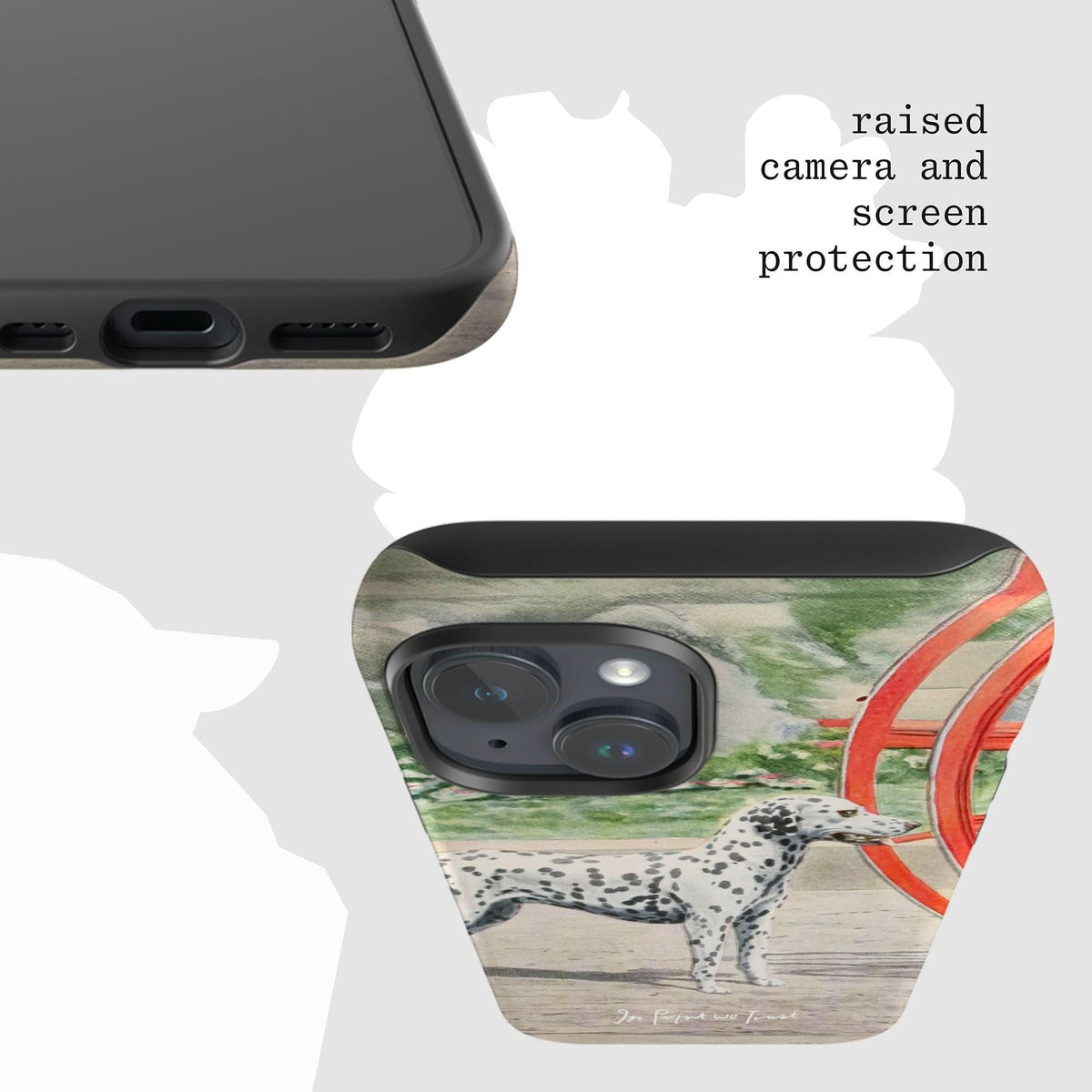 puppy tough iPhone case - In Print We Trust