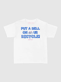 put a bell on your bicycle baby tee - In Print We Trust