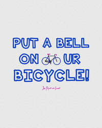 put a bell on your bicycle heavyweight tee - In Print We Trust