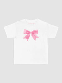 put a bow on it baby tee - In Print We Trust