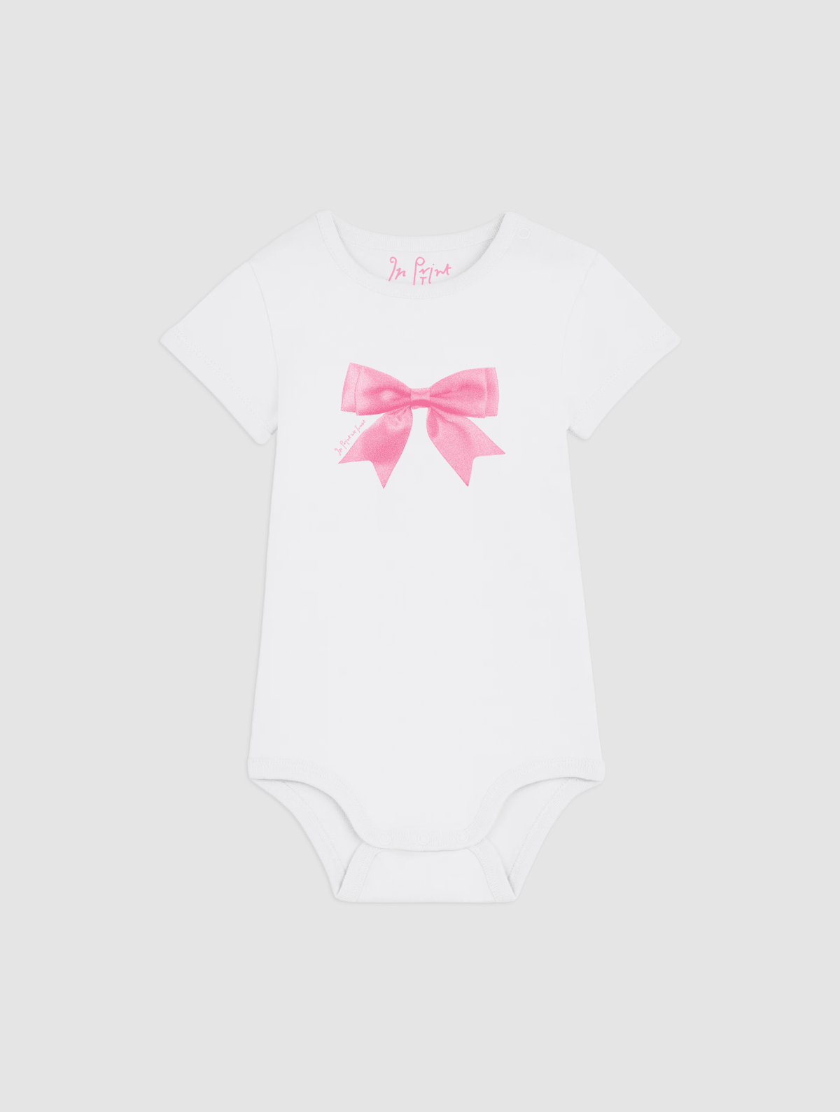 put a bow on it bodysuit for babies - In Print We Trust