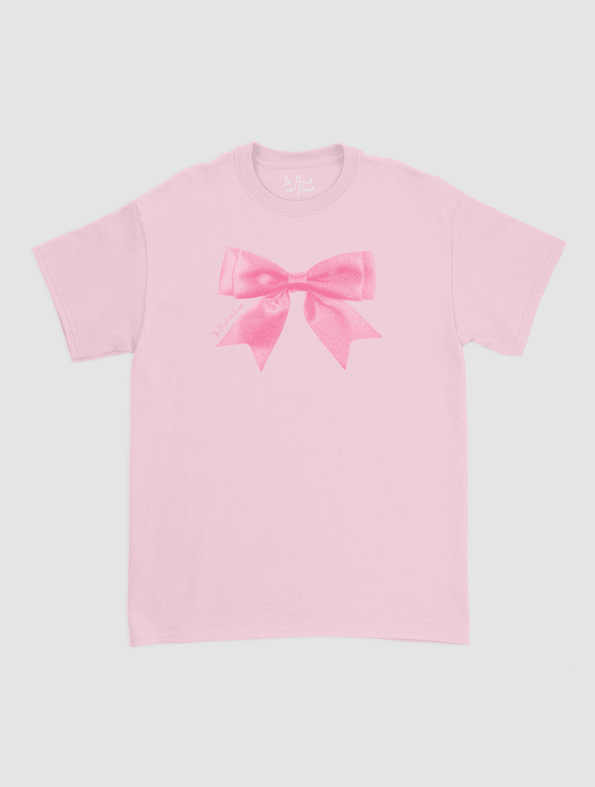 put a bow on it classic tee - In Print We Trust