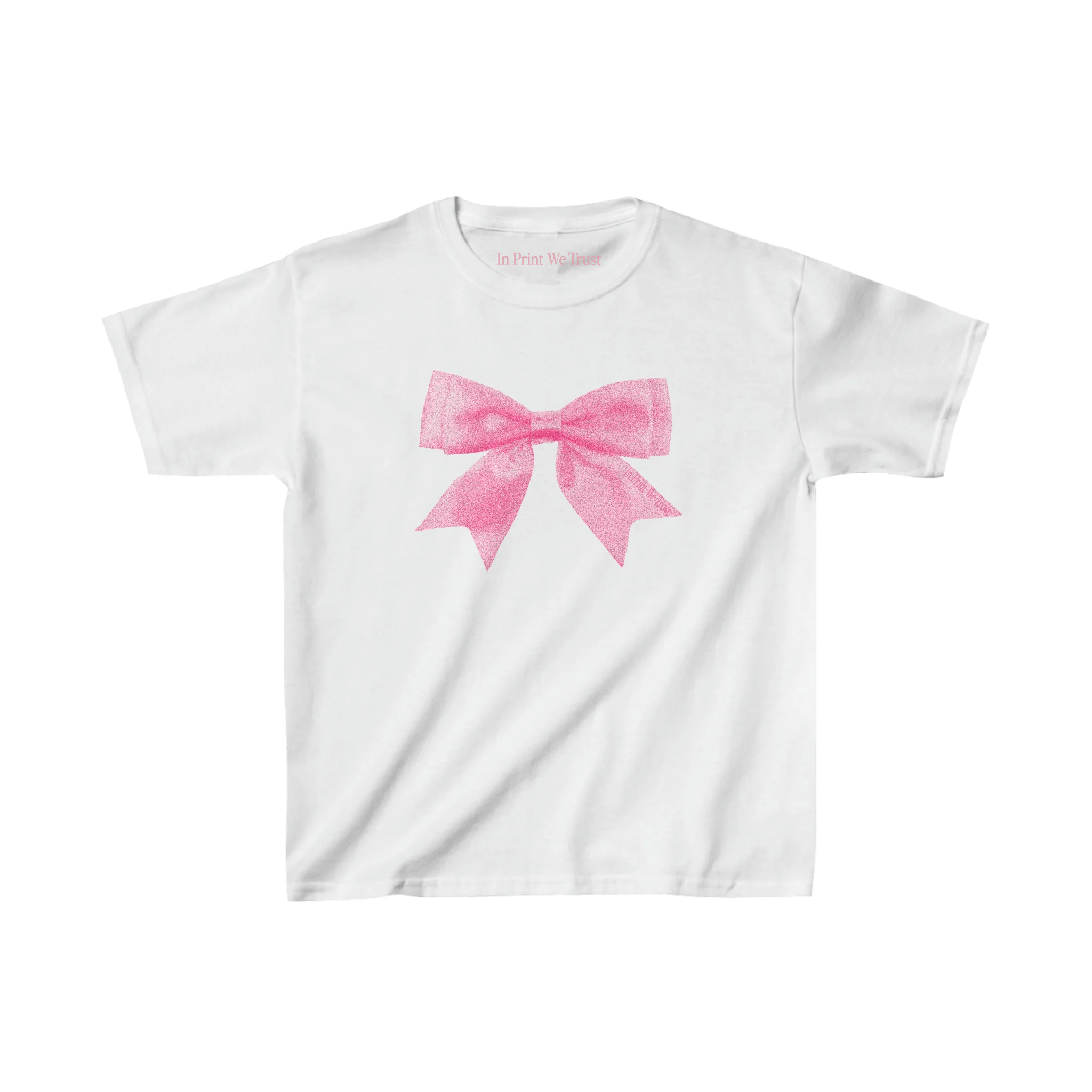 put a bow on it essential baby tee - In Print We Trust