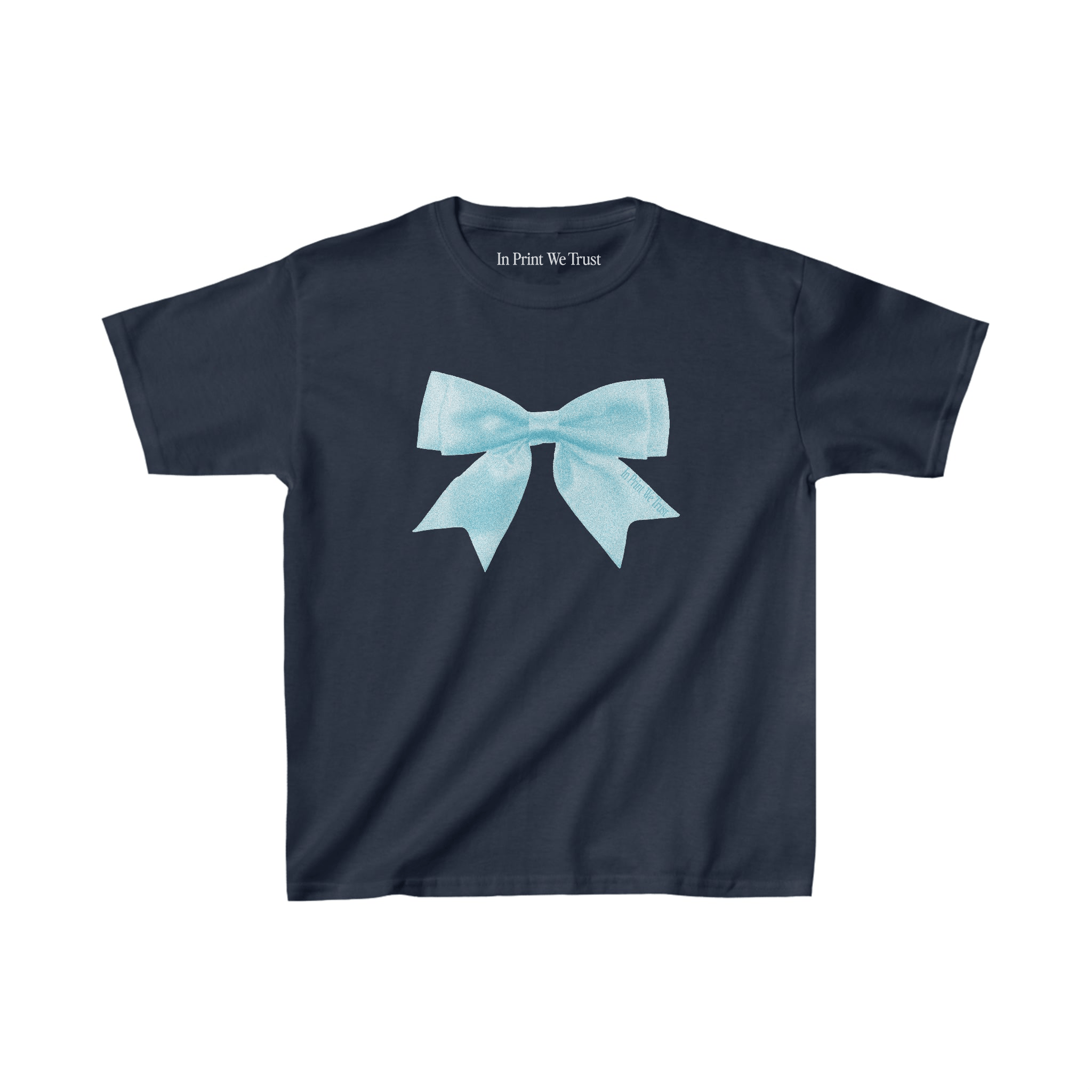 put a bow on it essential baby tee - In Print We Trust